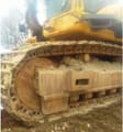 2005 Komatsu PC 750 LC-7K crawler excavator undercarriage view