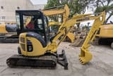 2023 Komatsu PC35 MR mini excavator, side view