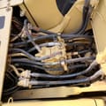 2016 Komatsu 200-6 hydraulic pump compartment view