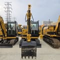 2024 Caterpillar 306E2 mini excavator, front view