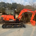 2023 Doosan DX60-9C mini excavator side view