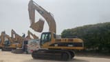 2018 Caterpillar 330CL crawler excavator side view