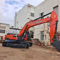 2024 Doosan DX340 crawler excavator, side profile view