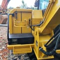 2018 Caterpillar 303.5E mini excavator side view of the cab and step area