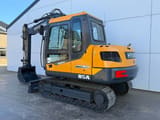 2026 Hyundai R85A Crawler Excavator showing the right side of its orange body and the '85A' model marking.