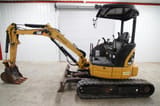 2022 Caterpillar 303C mini excavator, side profile view