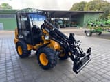 2024 JCB 403PLUS wheel loader, front three-quarter view