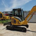 2020 Komatsu PC55MR mini excavator, side view