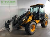 2017 JCB 407 wheel loader, front three-quarter view