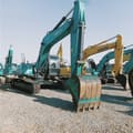 2024 Kobelco SK260D crawler excavator, front three-quarter view