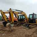 2020 Caterpillar 305.5E crawler excavator, side view