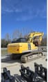 2017 Komatsu PC240 NLC-11 excavator, rear three-quarter view