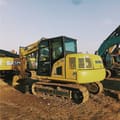 2024 Komatsu PC70-8 mini excavator, rear three-quarter view