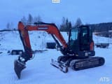 2022 Doosan DX50Z-7 mini excavator, side view