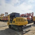 Komatsu PC70-8 mini excavator, rear three-quarter view