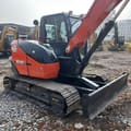 2023 Kubota KX183-3 mini excavator, rear three-quarter view