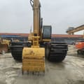 2021 Caterpillar 320C amphibious excavator, front view