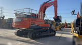 2020 Doosan DX260LC crawler excavator, rear three-quarter view