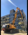 2014 JCB JS360 demolition excavator, rear three-quarter view