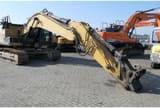 2012 Caterpillar 320E crawler excavator, side view