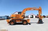 2007 CASE WX145 wheel excavator, side view