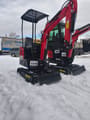 2025 JPC HT-12 mini excavator, three-quarter front view