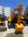 2021 Hyundai R80-7 excavator, front three-quarter view
