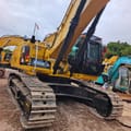 2024 Caterpillar 349D crawler excavator, front three-quarter view