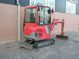 2017 Yanmar SV17 mini excavator rear three-quarter view
