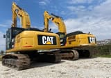 2017 Caterpillar 330D2L crawler excavator rear view