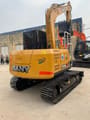 2023 Sany SY75C Pro mini excavator, rear three-quarter view