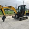 2023 Sany SY35U mini excavator, side view