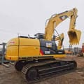 2024 Caterpillar 320D Raupenbagger, Ansicht von hinten-dreiviertel