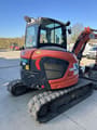 2021 Kubota U50-5 mini excavator, rear three-quarter view