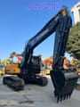 2024 Hyundai HX225HD crawler excavator, side profile view