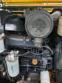 2015 Komatsu PC58 mini excavator engine compartment view
