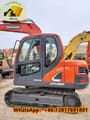 2024 Doosan DX80 mini excavator side view