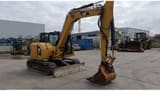 2019 Caterpillar 308E2CR crawler excavator, side view