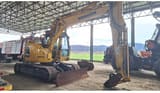 Komatsu PC138US-8 crawler excavator side view