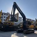 2023 Hyundai R220LC-9S crawler excavator, front three-quarter view