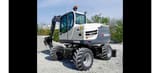 2017 Schaeff TW95 wheel excavator, rear three-quarter view