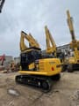 2020 Komatsu PC130-7 crawler excavator, rear three-quarter view