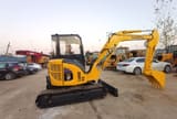2020 Komatsu PC50MR mini excavator, side view