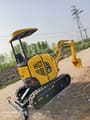 2023 Komatsu PC20MR mini excavator, rear three-quarter view