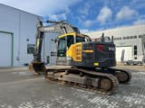 2019 Volvo ECR355EL crawler excavator, side profile view