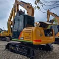 2021 Sany SY95C mini excavator, rear three-quarter view