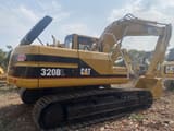 2008 Caterpillar 320BL crawler excavator, rear three-quarter view