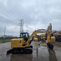 2022 Caterpillar 305.5E2 mini excavator, side profile view