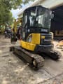2012 Komatsu PC-55MR mini excavator, rear three-quarter view