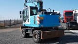 2013 Komatsu PW160-8 wheel excavator, rear three-quarter view